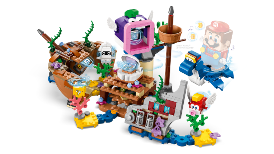 Picture of LEGO Super Mario 71432 Dorrie's Sunken Shipwreck Adventure Expansion Set