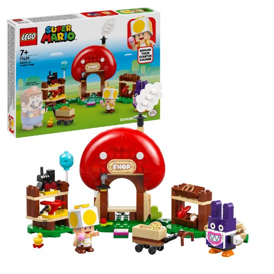 Picture of LEGO Super Mario 71429 Nabbit at Toad’s Shop Expansion Set