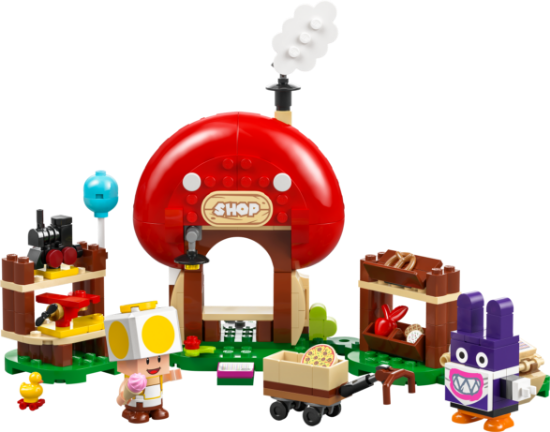 Picture of LEGO Super Mario 71429 Nabbit at Toad’s Shop Expansion Set