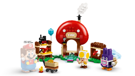 Picture of LEGO Super Mario 71429 Nabbit at Toad’s Shop Expansion Set