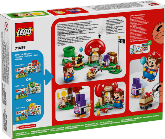 Picture of LEGO Super Mario 71429 Nabbit at Toad’s Shop Expansion Set