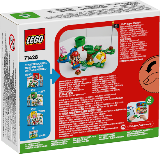 Picture of LEGO Super Mario 71428 Yoshis’ Egg-cellent Forest Expansion Set