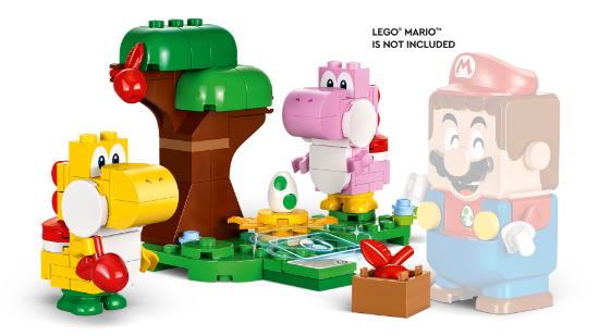 Picture of LEGO Super Mario 71428 Yoshis’ Egg-cellent Forest Expansion Set