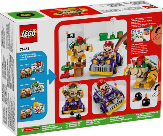 Picture of LEGO Super Mario 71431 Bowser’s Muscle Car Expansion Set