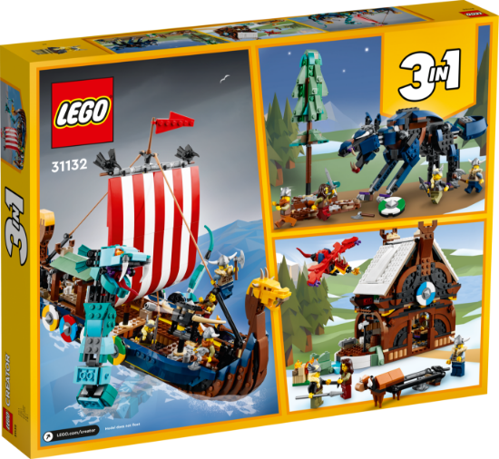 Picture of LEGO Creator 31132 Viking Ship and the Midgard Serpent