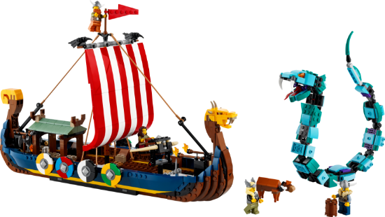 Picture of LEGO Creator 31132 Viking Ship and the Midgard Serpent