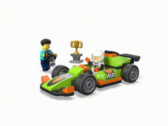 Picture of LEGO City 60399 Green Race Car