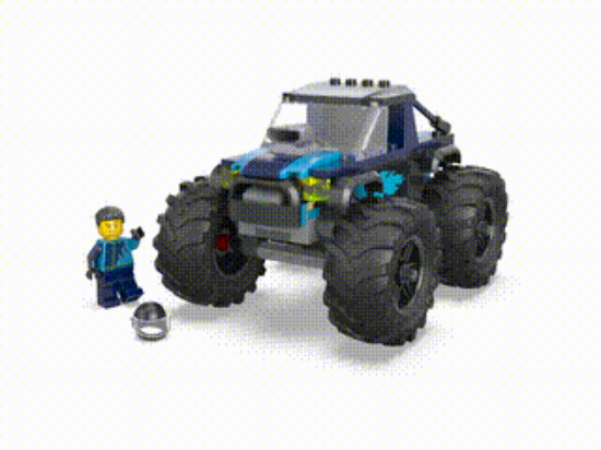 Picture of LEGO City 60402 Blue Monster Truck Off-Road Toy