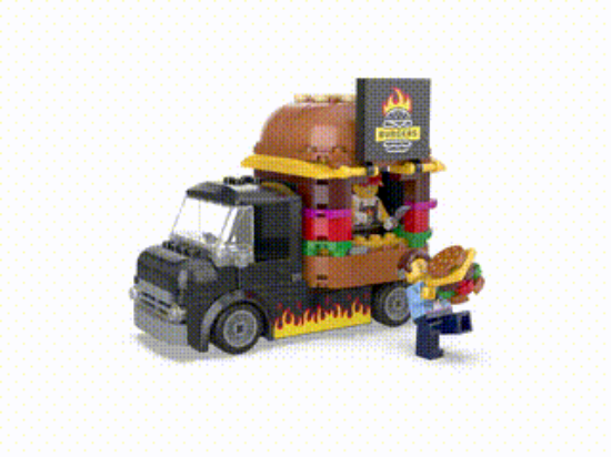 Picture of LEGO City 60404 Burger Van Toy