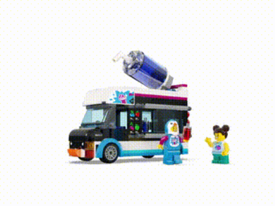 Picture of LEGO City 60384 Penguin Slushy Van