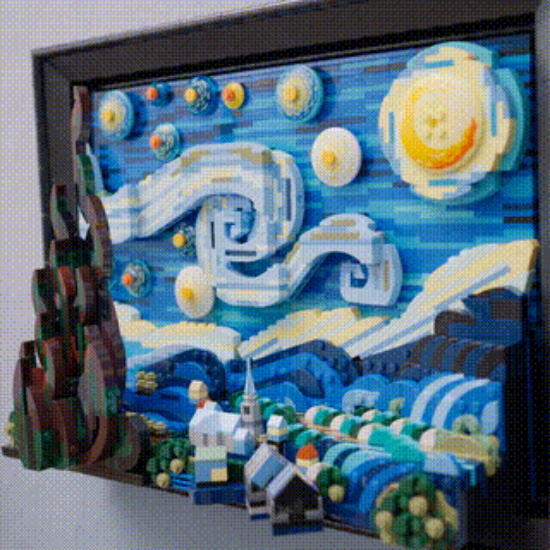 Picture of LEGO IDEAS 21333 Vincent van Gogh - The Starry Night