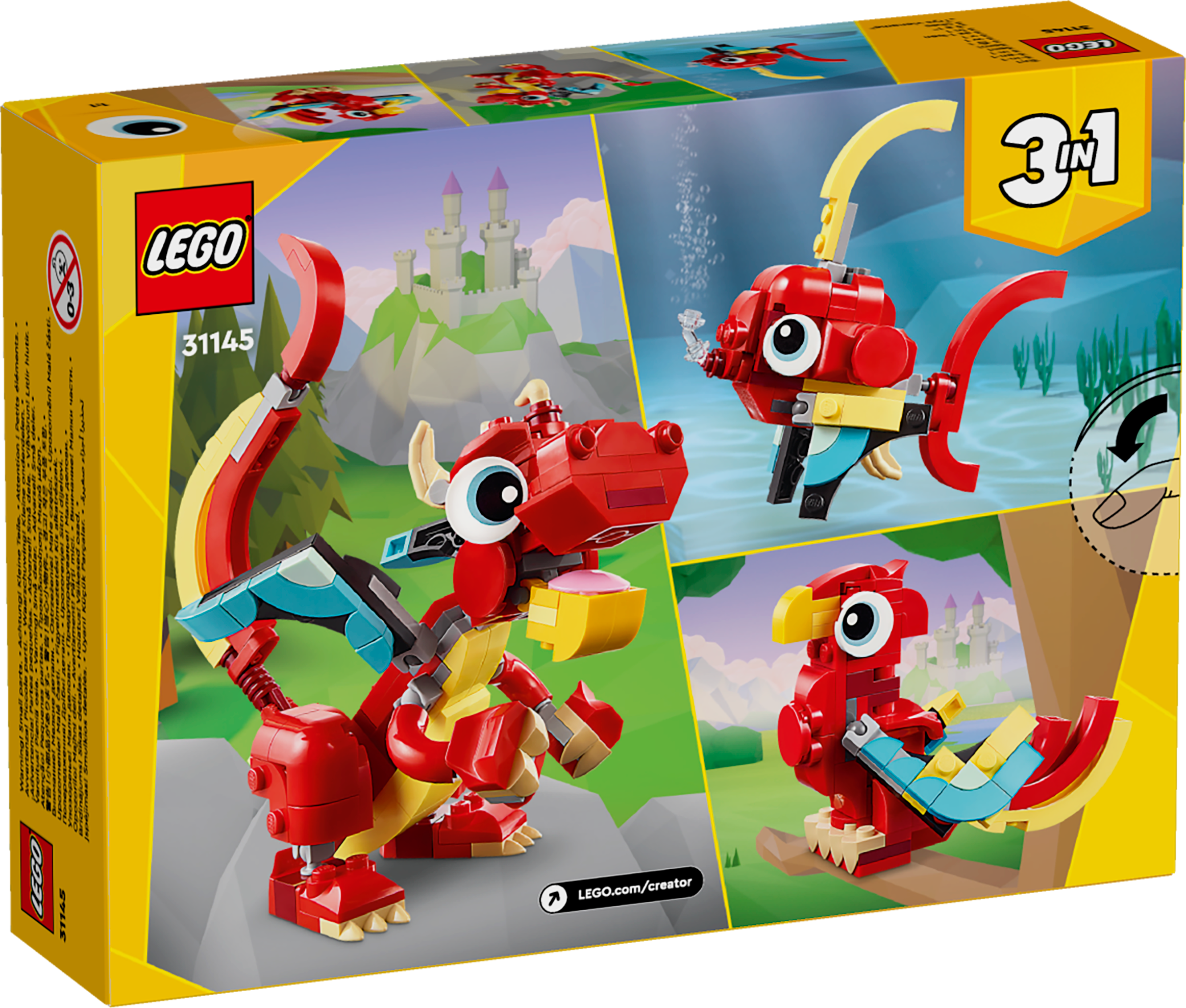 Picture of LEGO Creator 31145 Red Dragon 3in1 Animal