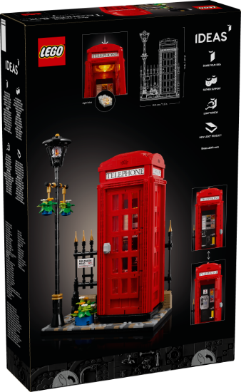 Picture of LEGO IDEAS 21347 Red London Telephone Box