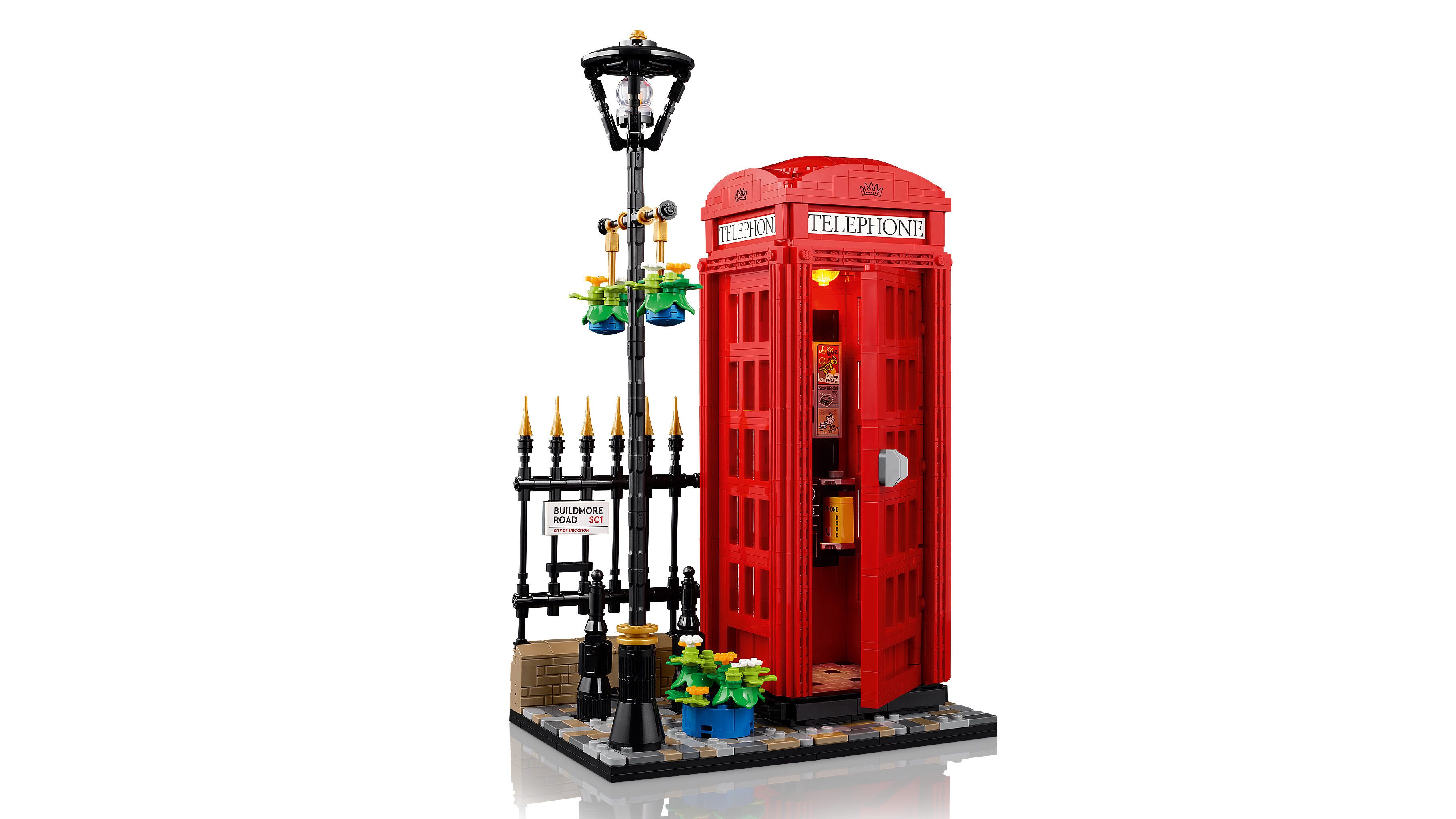 Picture of LEGO IDEAS 21347 Red London Telephone Box