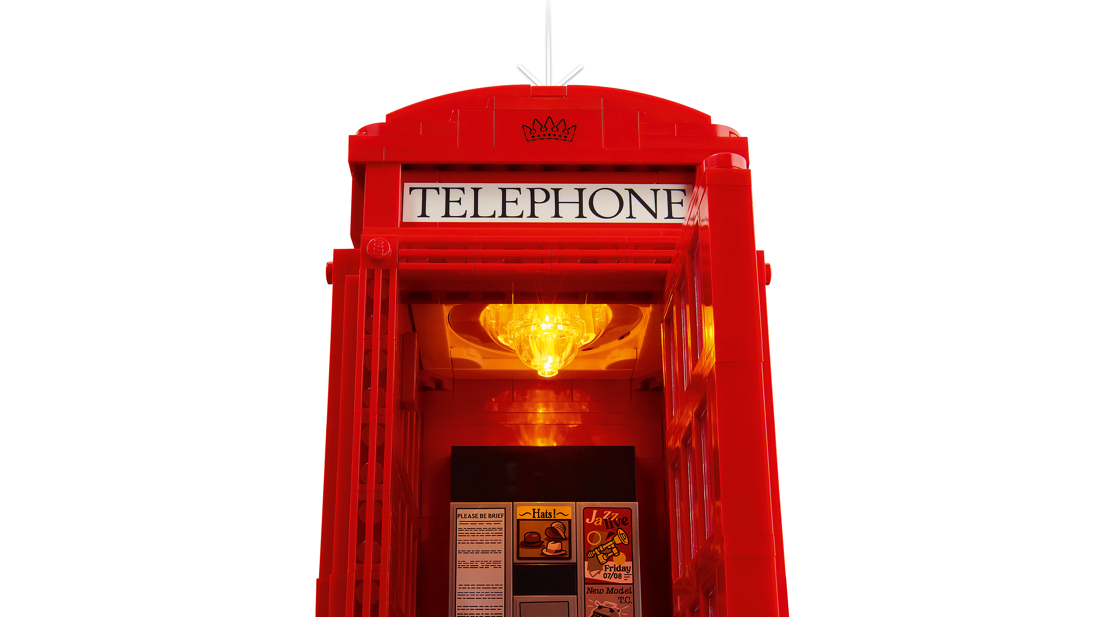 Picture of LEGO IDEAS 21347 Red London Telephone Box