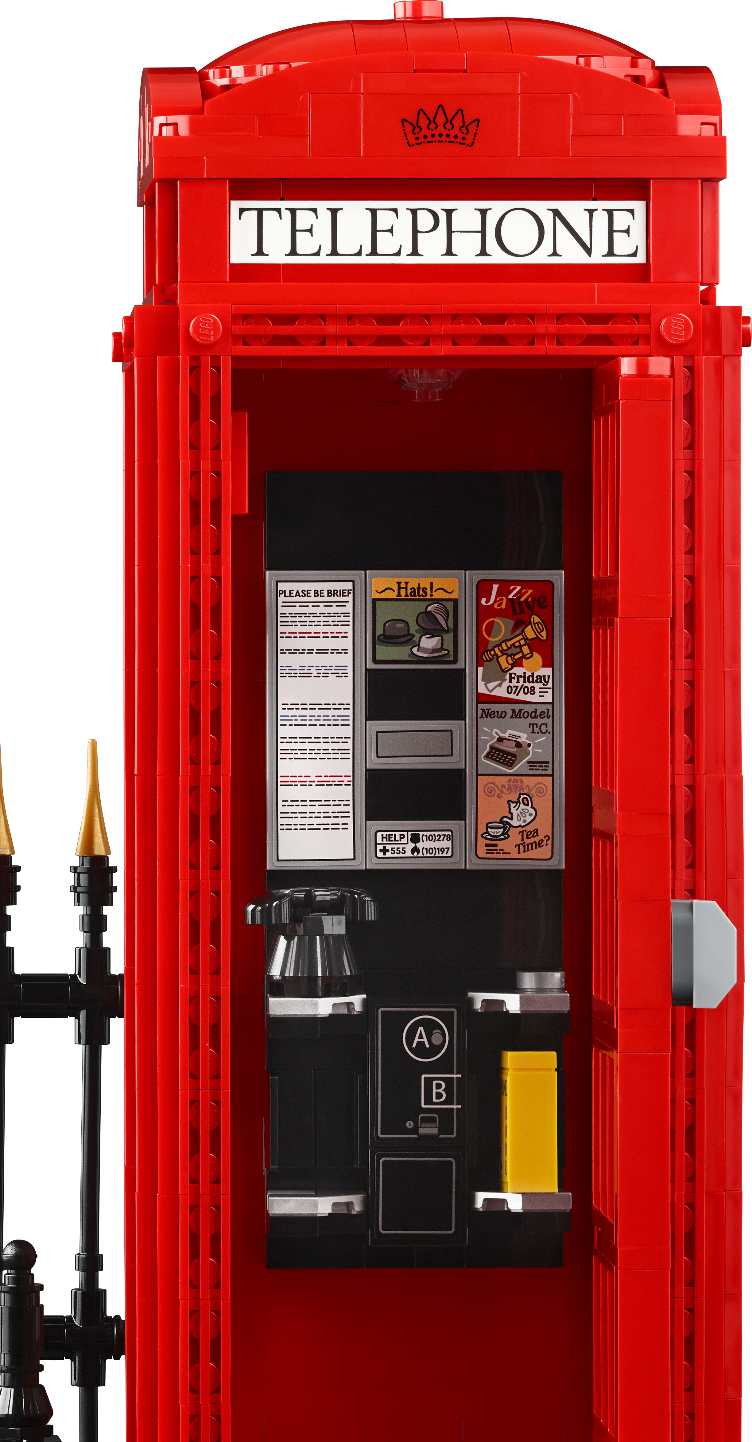 Picture of LEGO IDEAS 21347 Red London Telephone Box