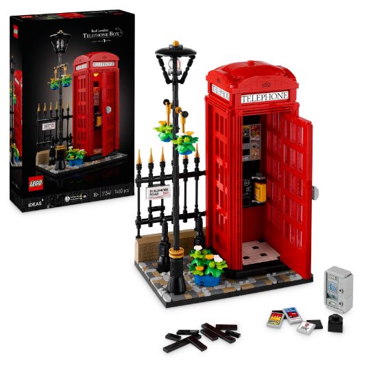 Picture of LEGO IDEAS 21347 Red London Telephone Box