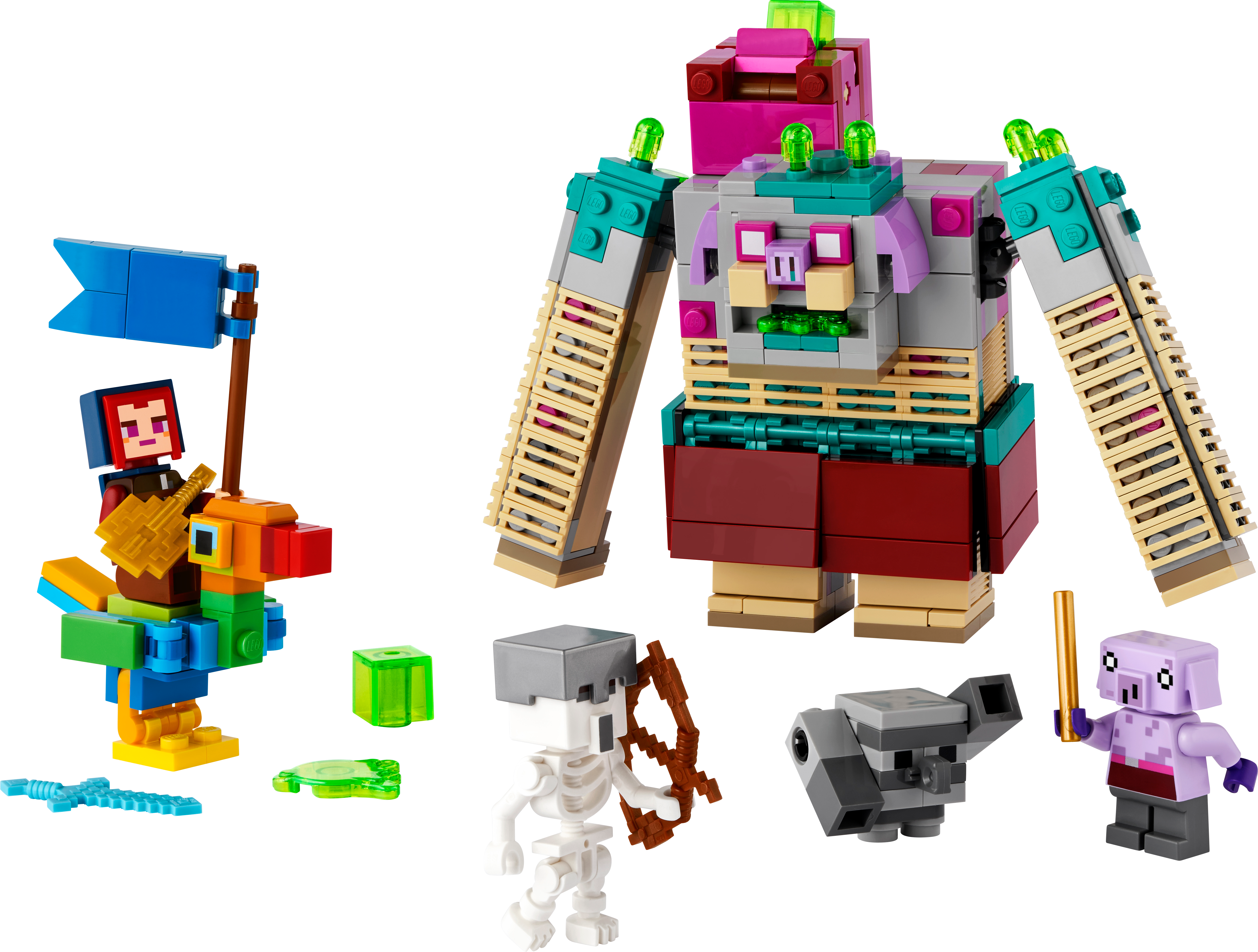 Picture of LEGO Minecraft 21257 Legends The Devourer Showdown