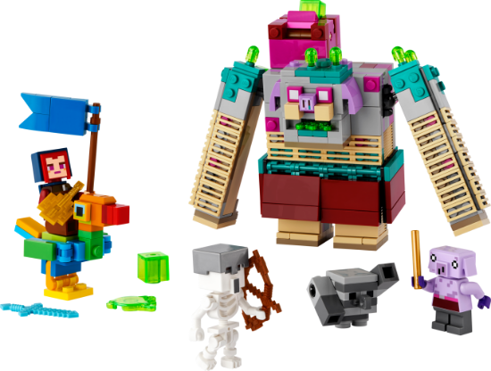 Picture of LEGO Minecraft 21257 Legends The Devourer Showdown