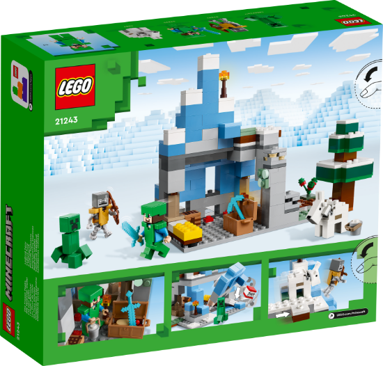 Picture of LEGO Minecraft 21243 The Frozen Peaks