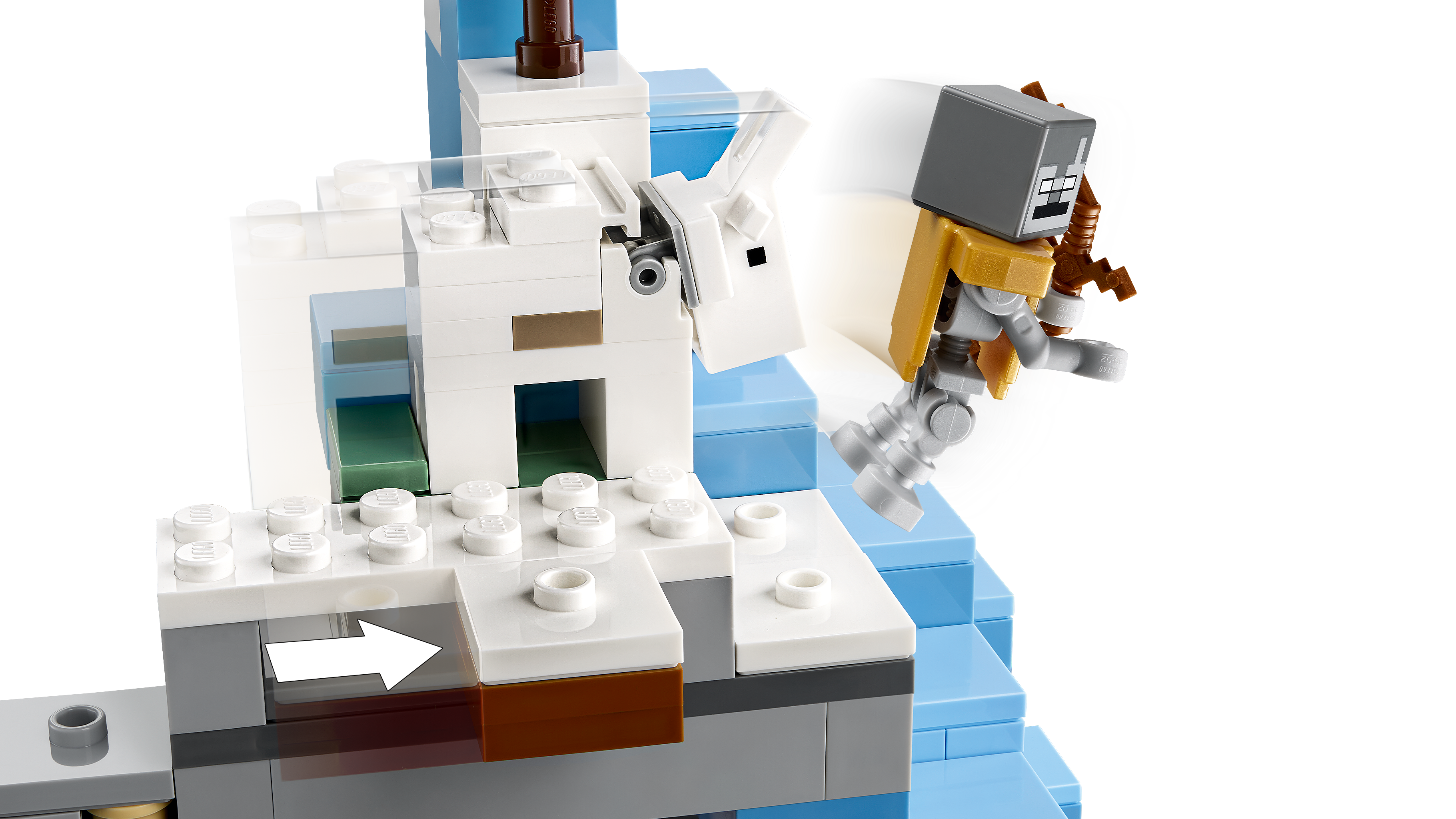 Picture of LEGO Minecraft 21243 The Frozen Peaks