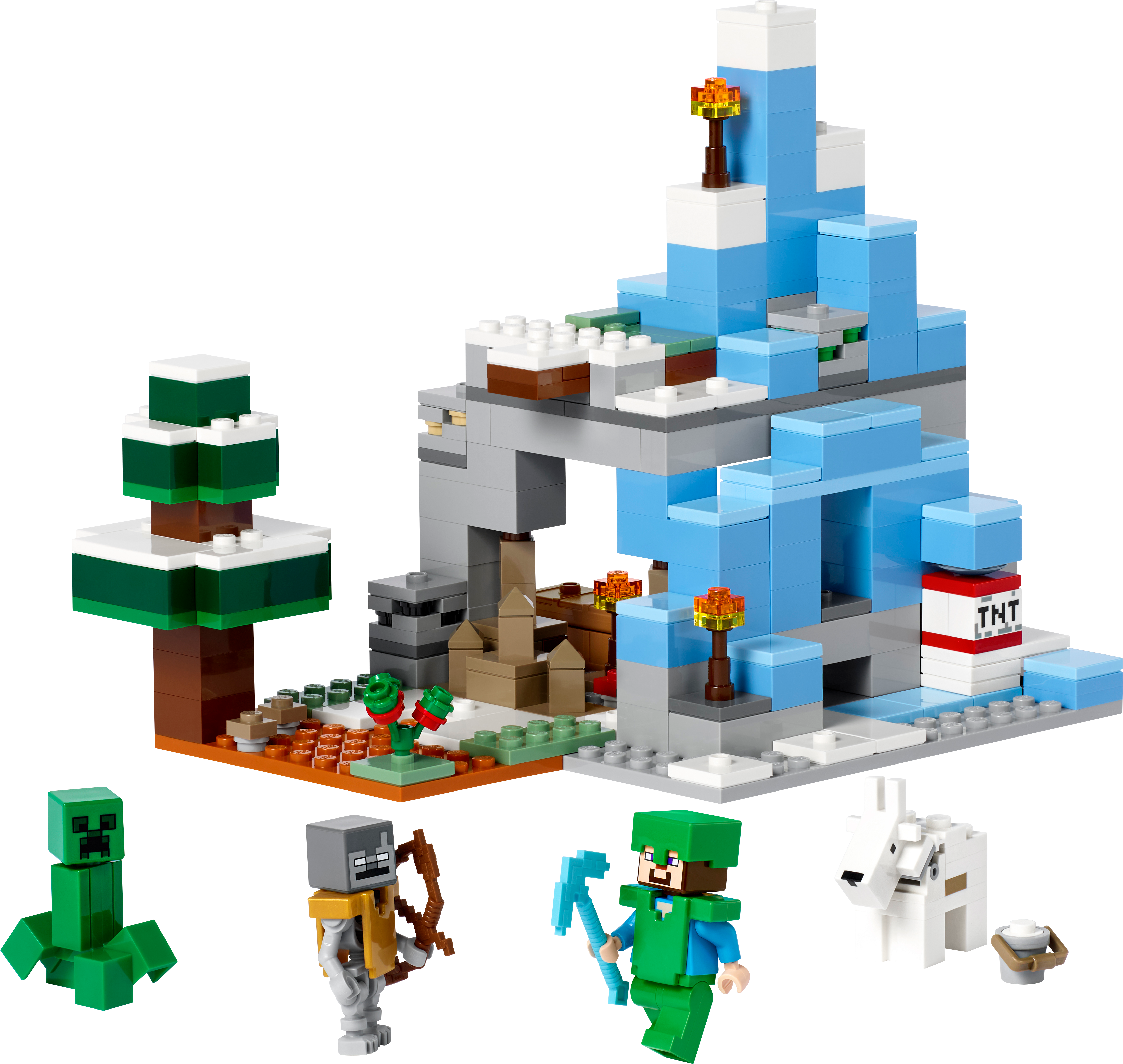 Picture of LEGO Minecraft 21243 The Frozen Peaks