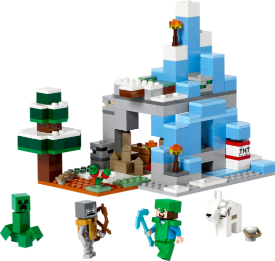 Picture of LEGO Minecraft 21243 The Frozen Peaks