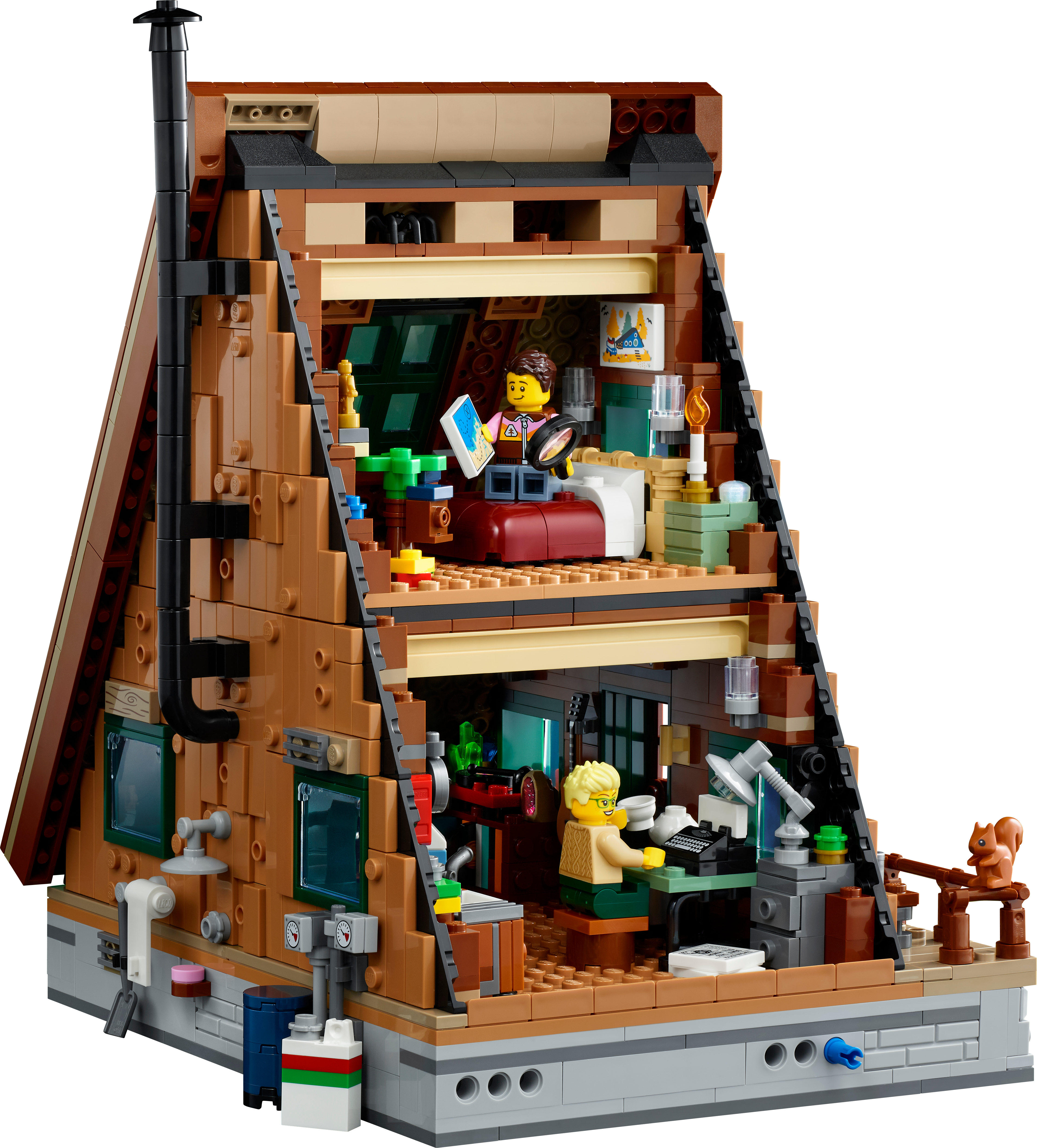 Picture of LEGO IDEAS 21338 A-Frame Cabin