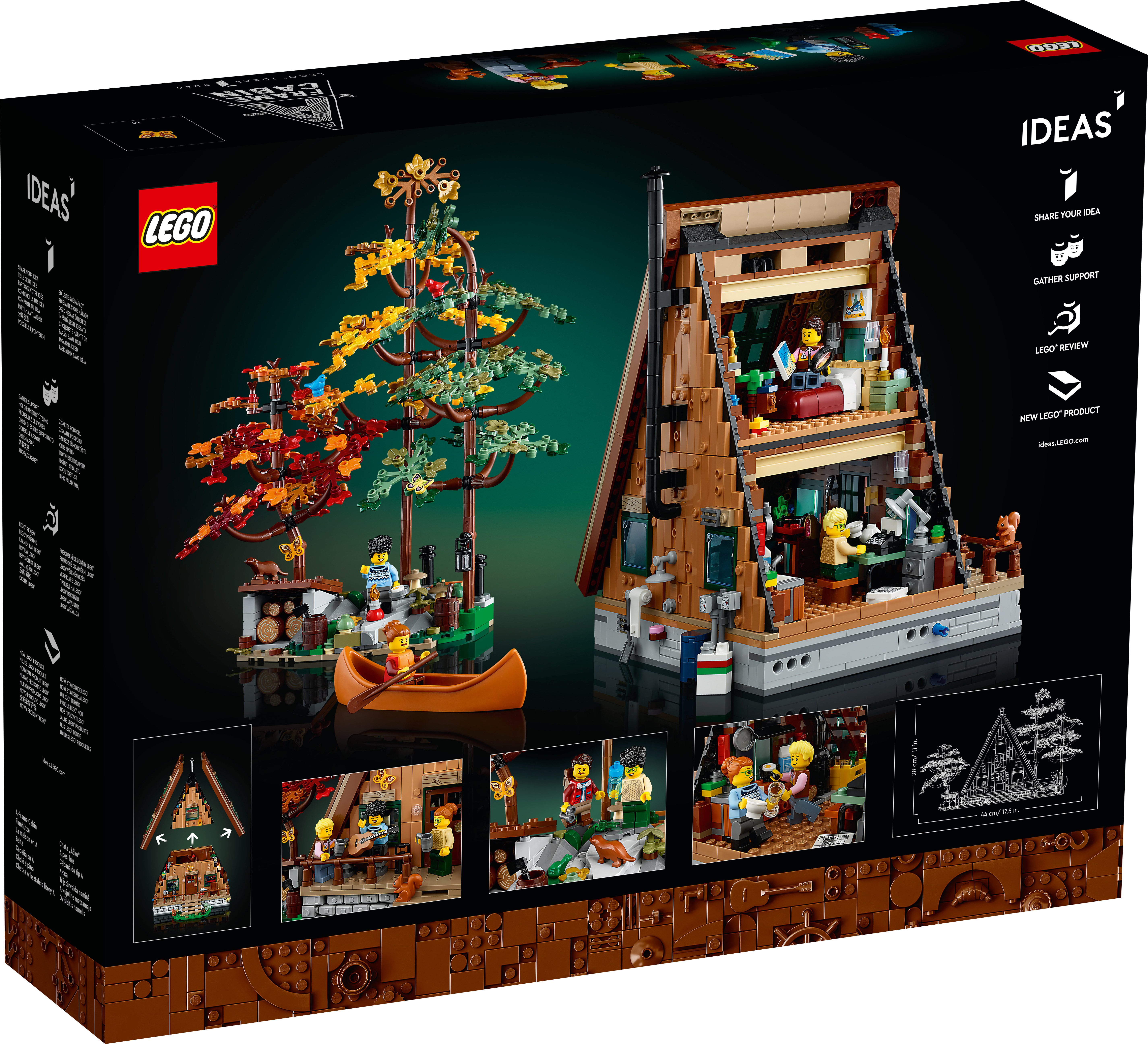 Picture of LEGO IDEAS 21338 A-Frame Cabin