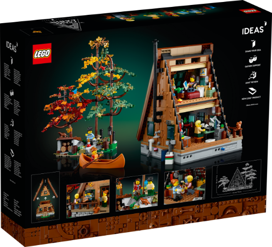 Picture of LEGO IDEAS 21338 A-Frame Cabin