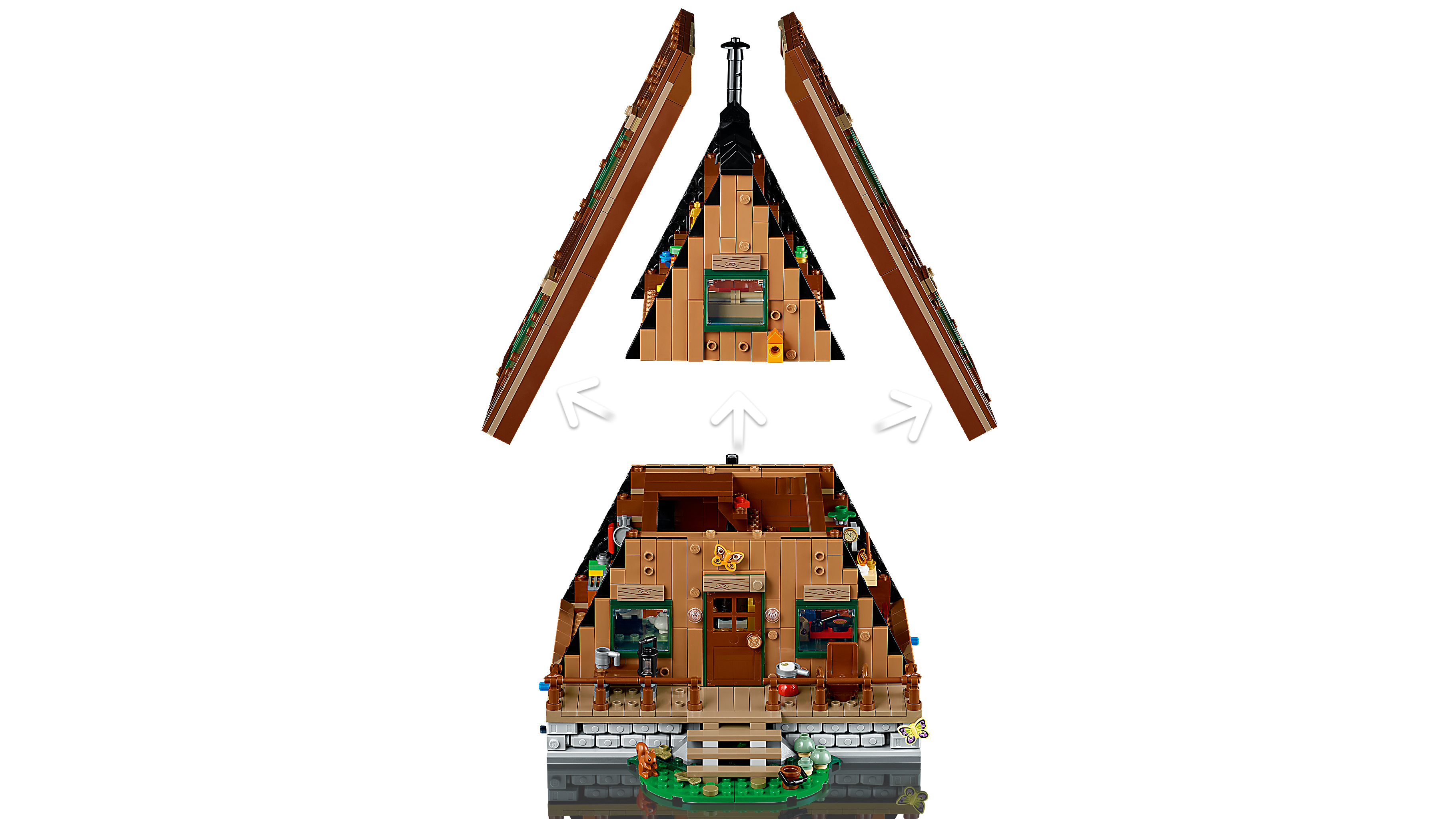 Picture of LEGO IDEAS 21338 A-Frame Cabin