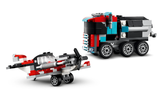 Picture of LEGO Creator 31146 Flatbed Truck with Helicopter