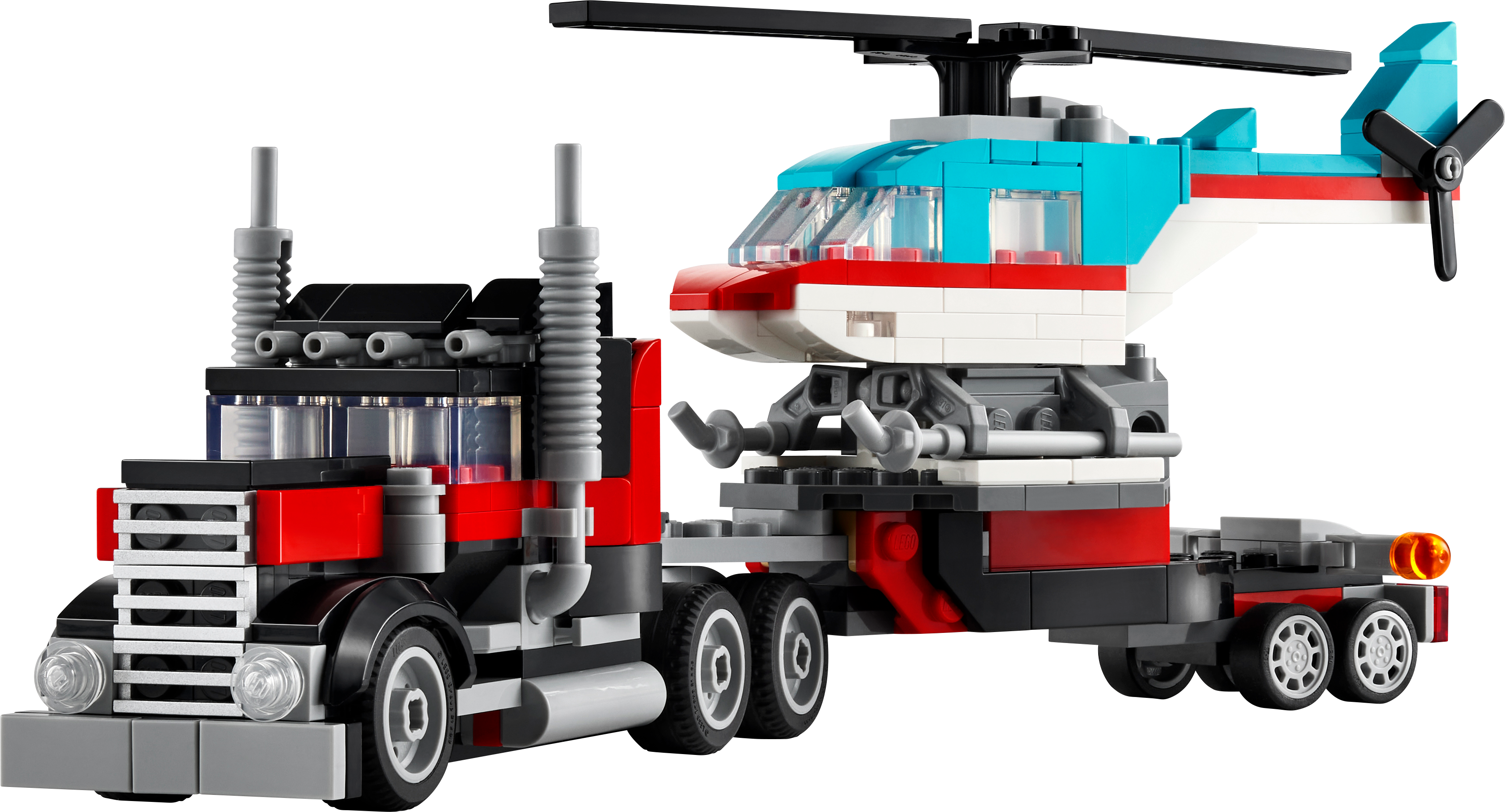 Picture of LEGO Creator 31146 Flatbed Truck with Helicopter