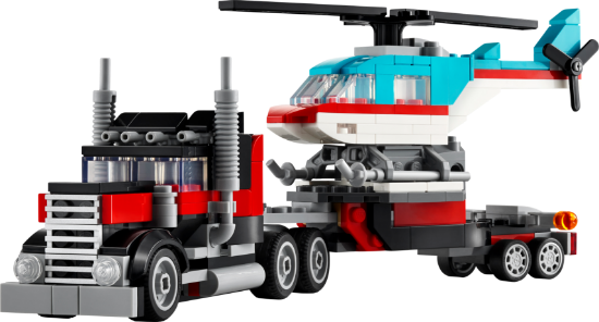 Picture of LEGO Creator 31146 Flatbed Truck with Helicopter