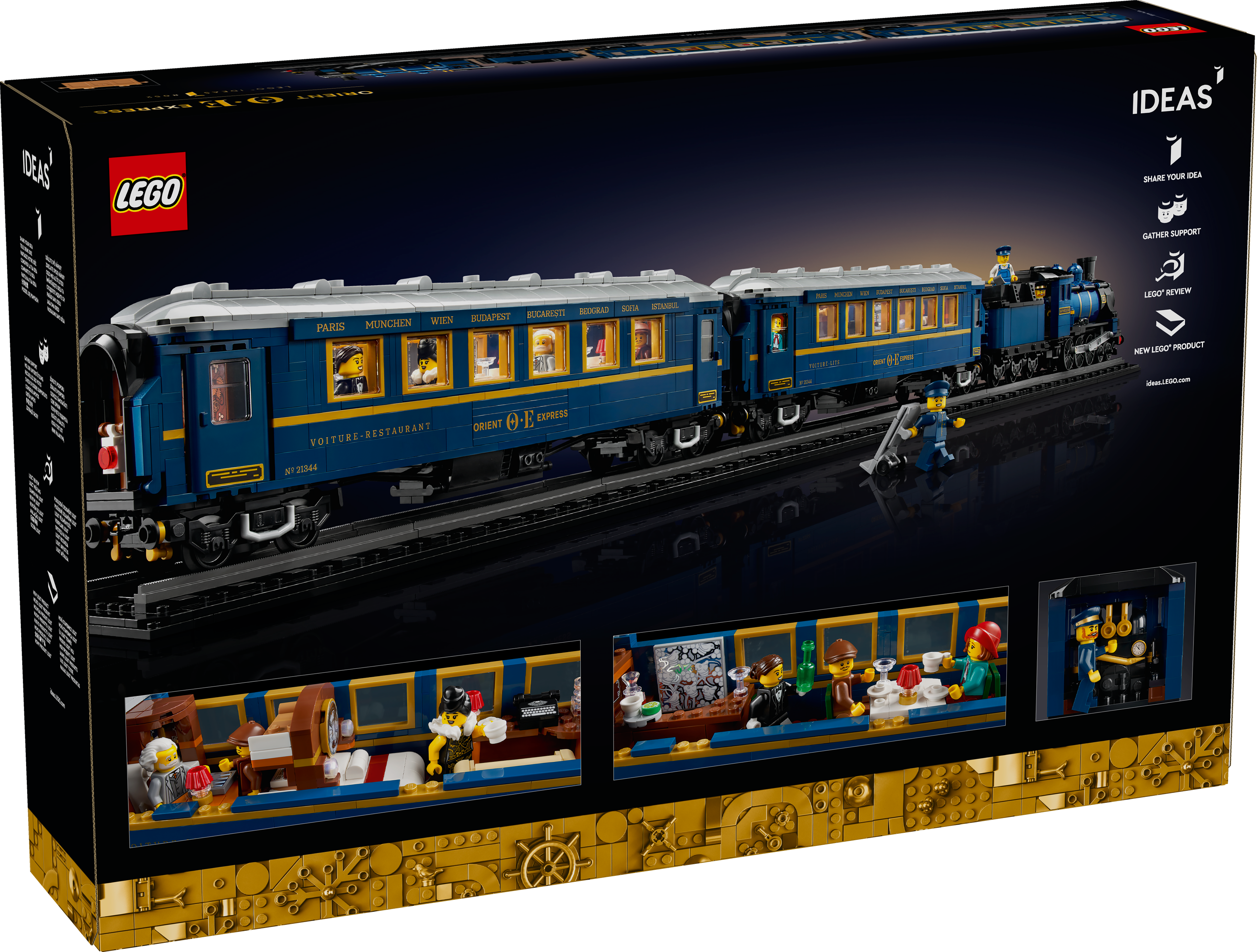 Picture of LEGO IDEAS 21344 The Orient Express Train