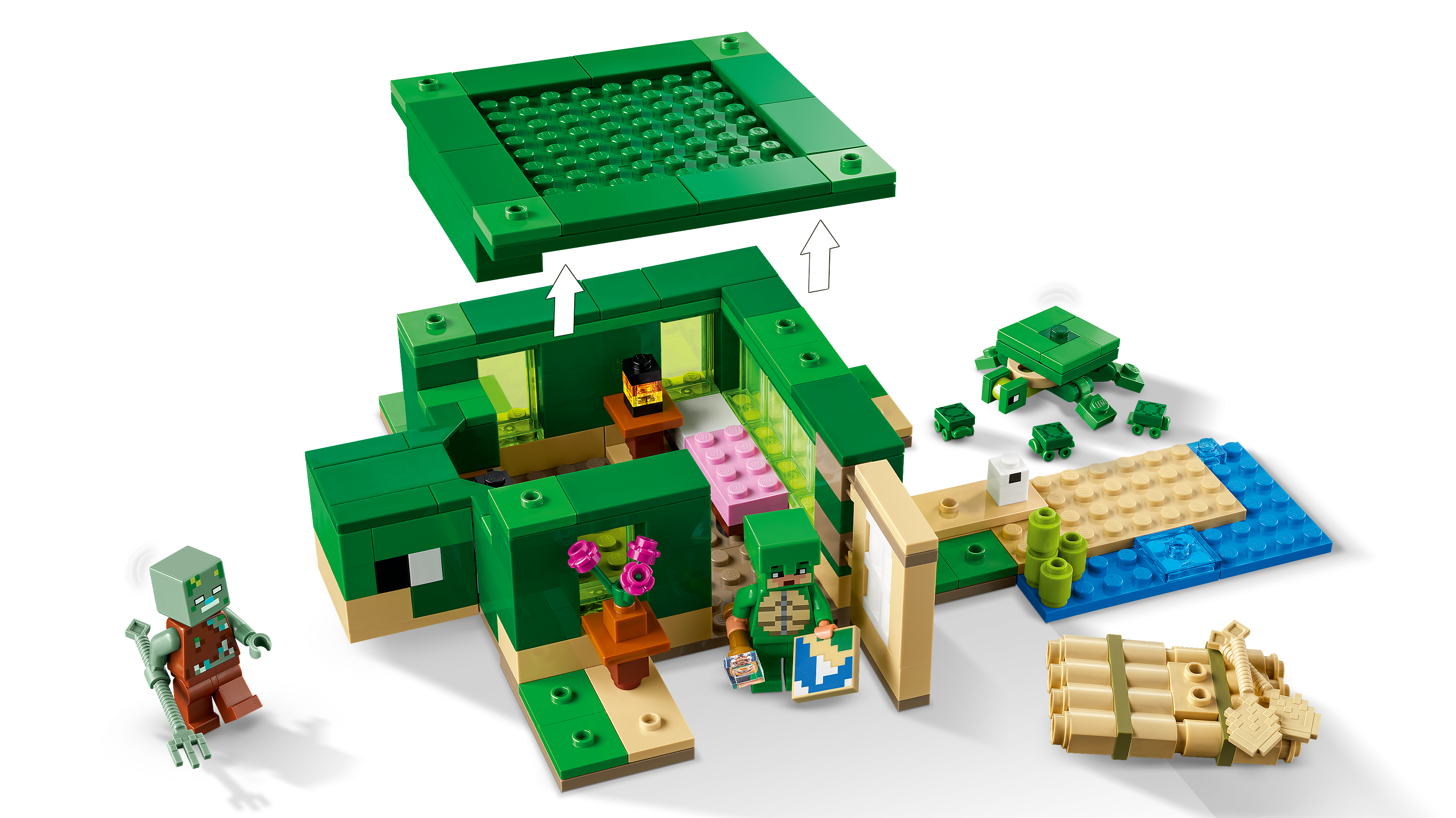 Picture of LEGO Minecraft 21254 The Turtle Beach House