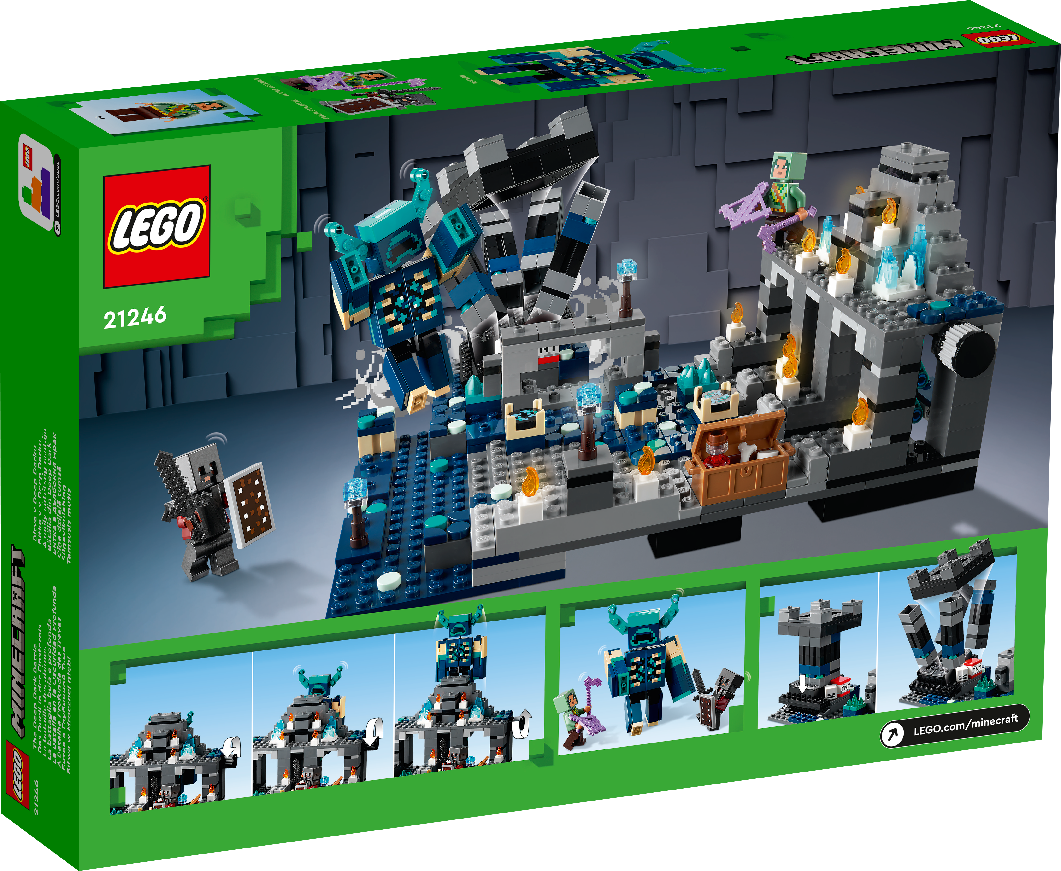 Picture of LEGO Minecraft 21246 The Deep Dark Battle