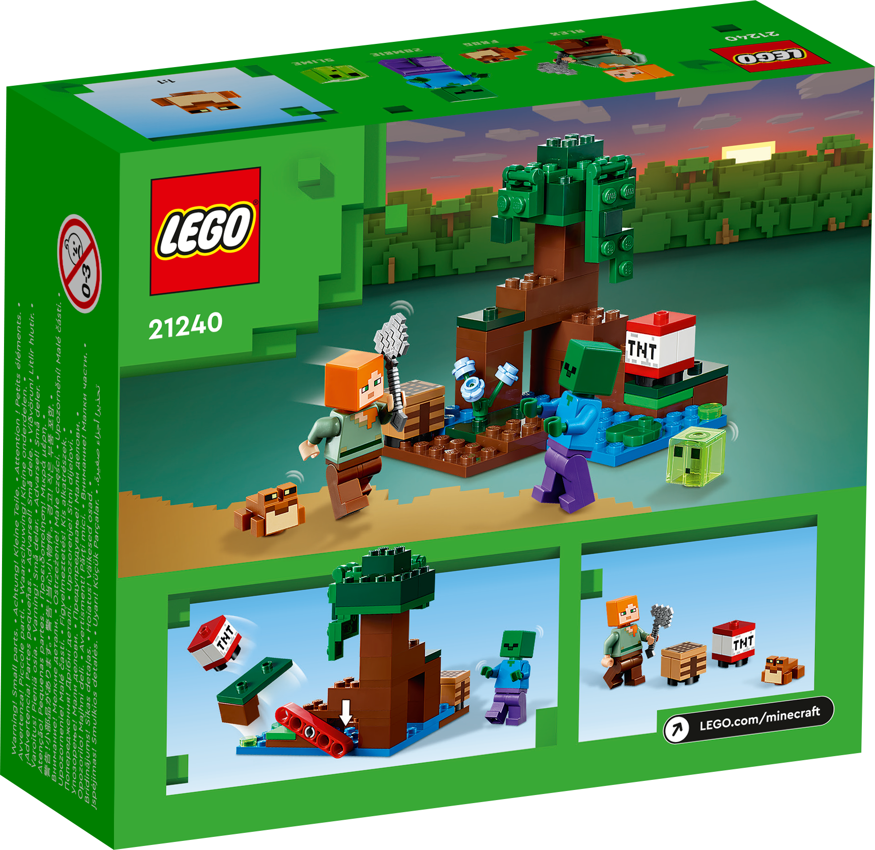 Picture of LEGO Minecraft 21240 The Swamp Adventure V29