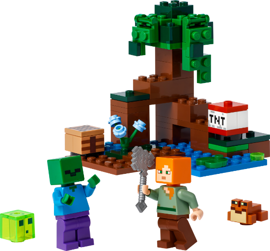 Picture of LEGO Minecraft 21240 The Swamp Adventure V29