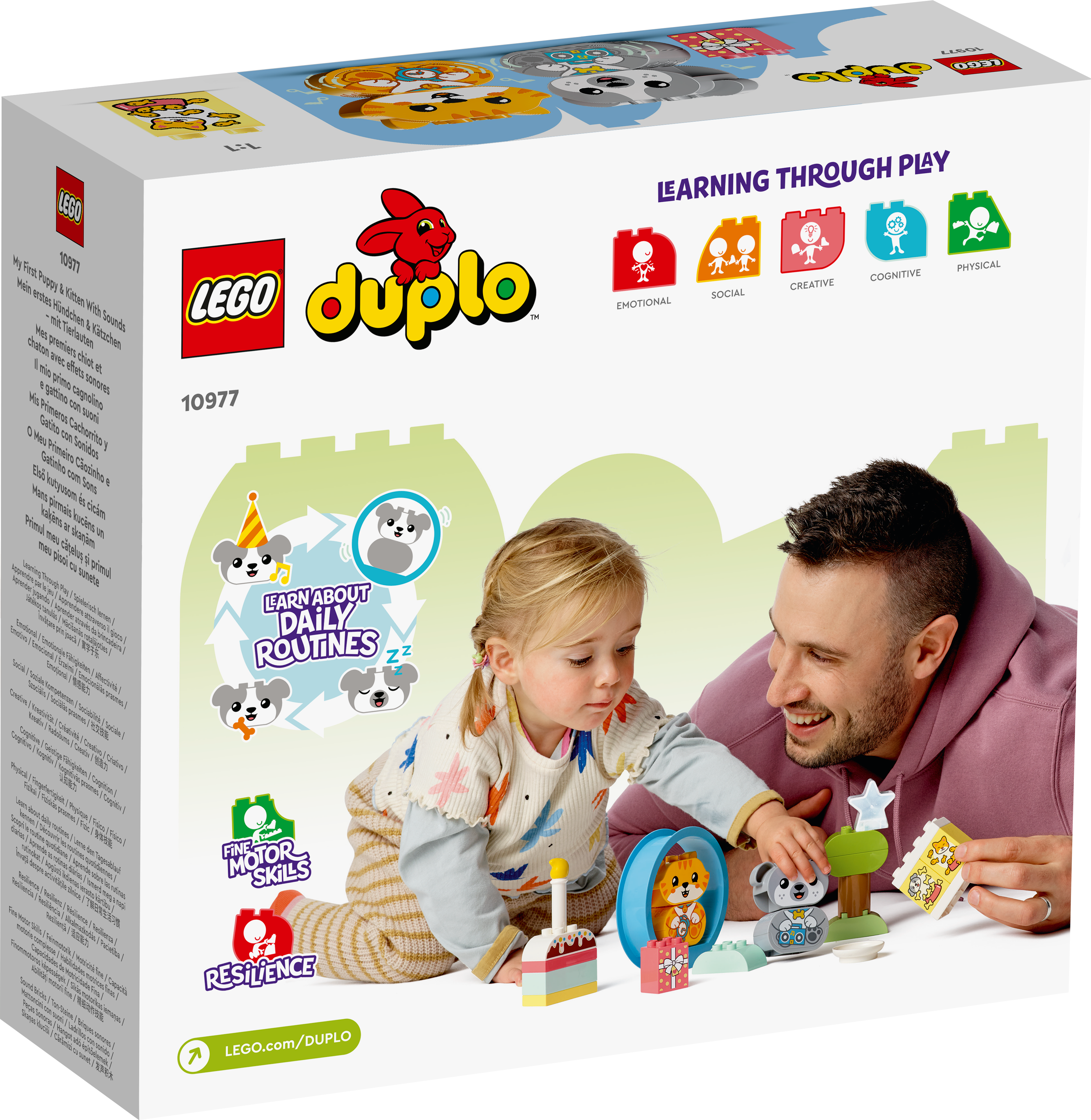 Picture of LEGO DUPLO 10977 My First Puppy & Kitten