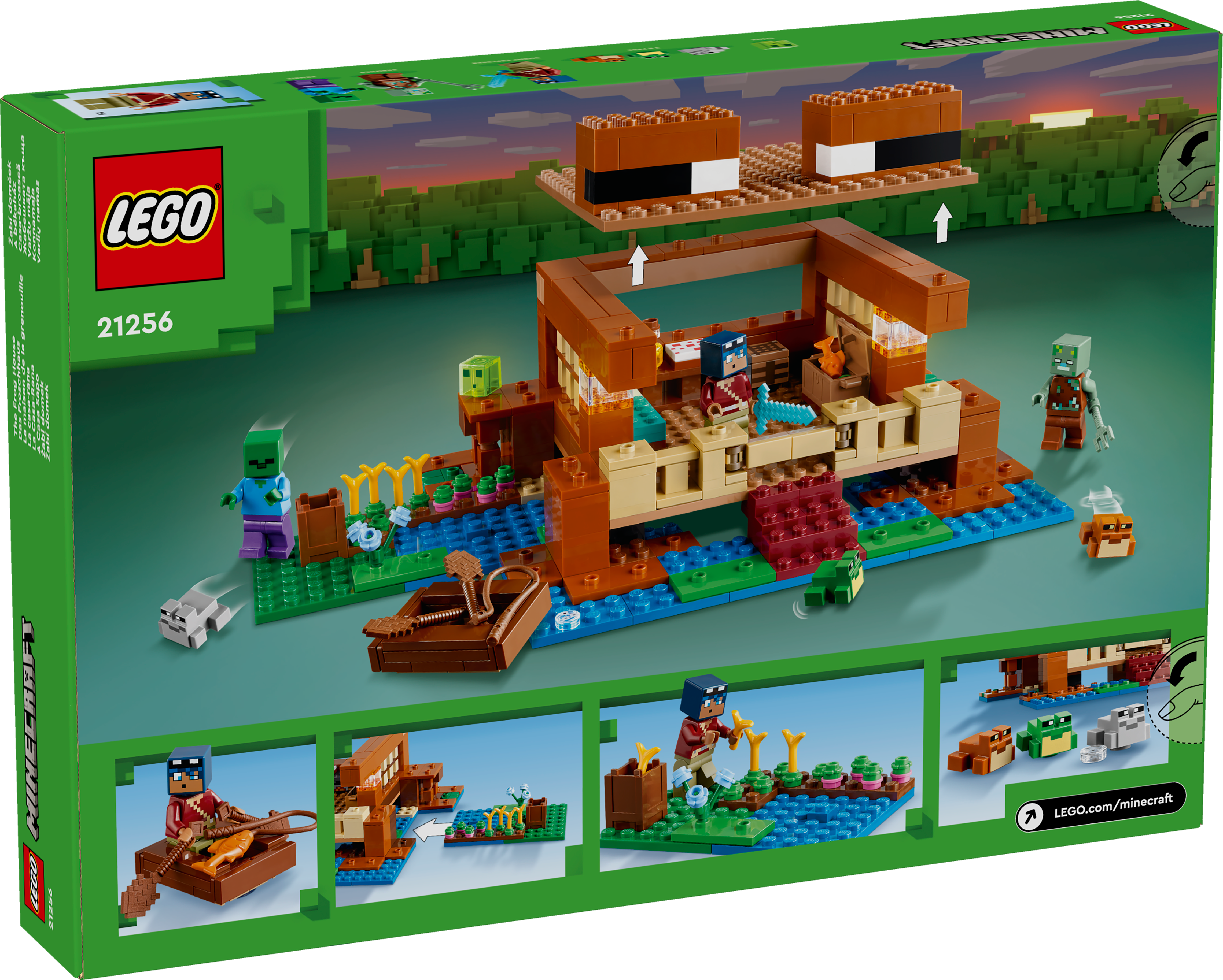 Picture of LEGO Minecraft 21256 The Frog House