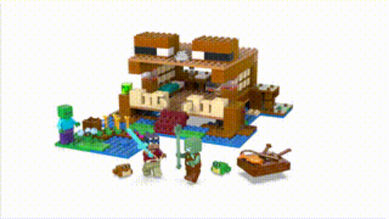 Picture of LEGO Minecraft 21256 The Frog House