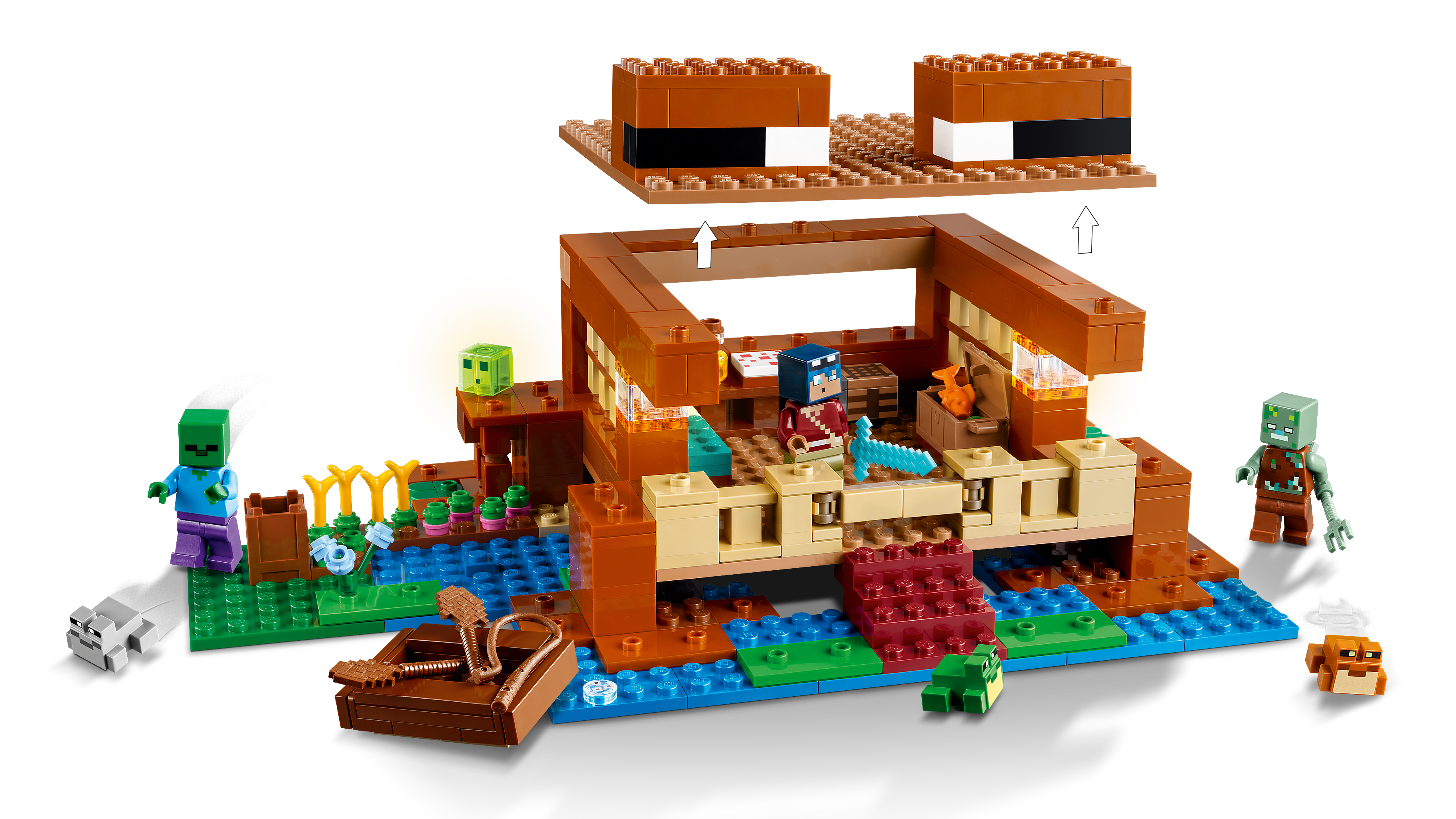 Picture of LEGO Minecraft 21256 The Frog House