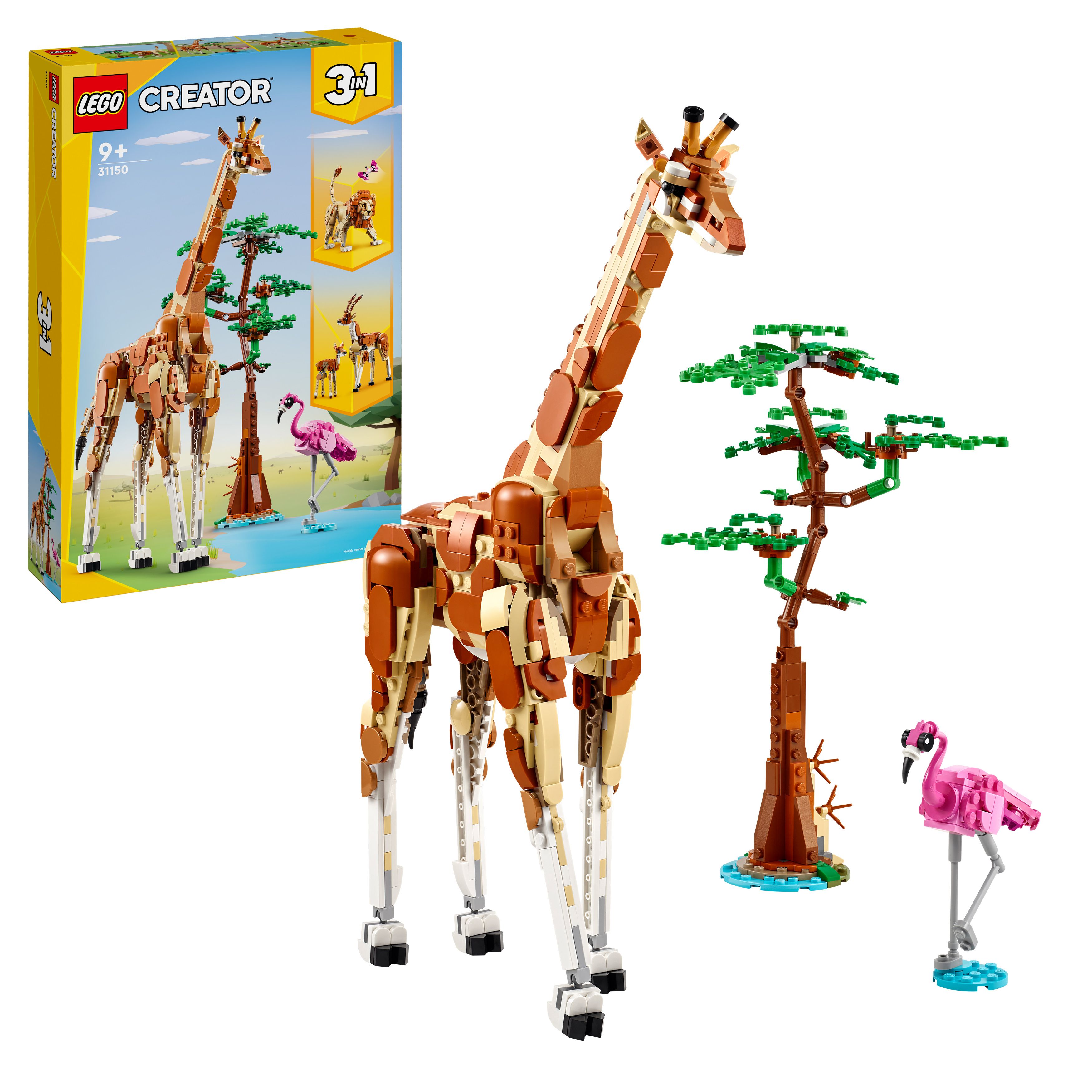 Picture of LEGO Creator 31150 Wild Safari Animals 3in1 Set