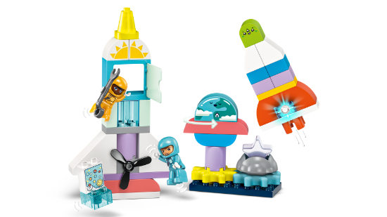 Picture of LEGO DUPLO Town 10422 3in1 Space Shuttle Adventure