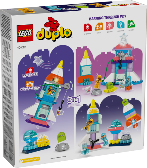 Picture of LEGO DUPLO Town 10422 3in1 Space Shuttle Adventure