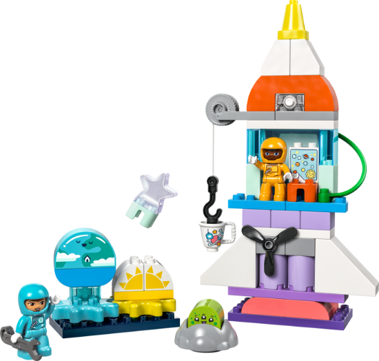 Picture of LEGO DUPLO Town 10422 3in1 Space Shuttle Adventure