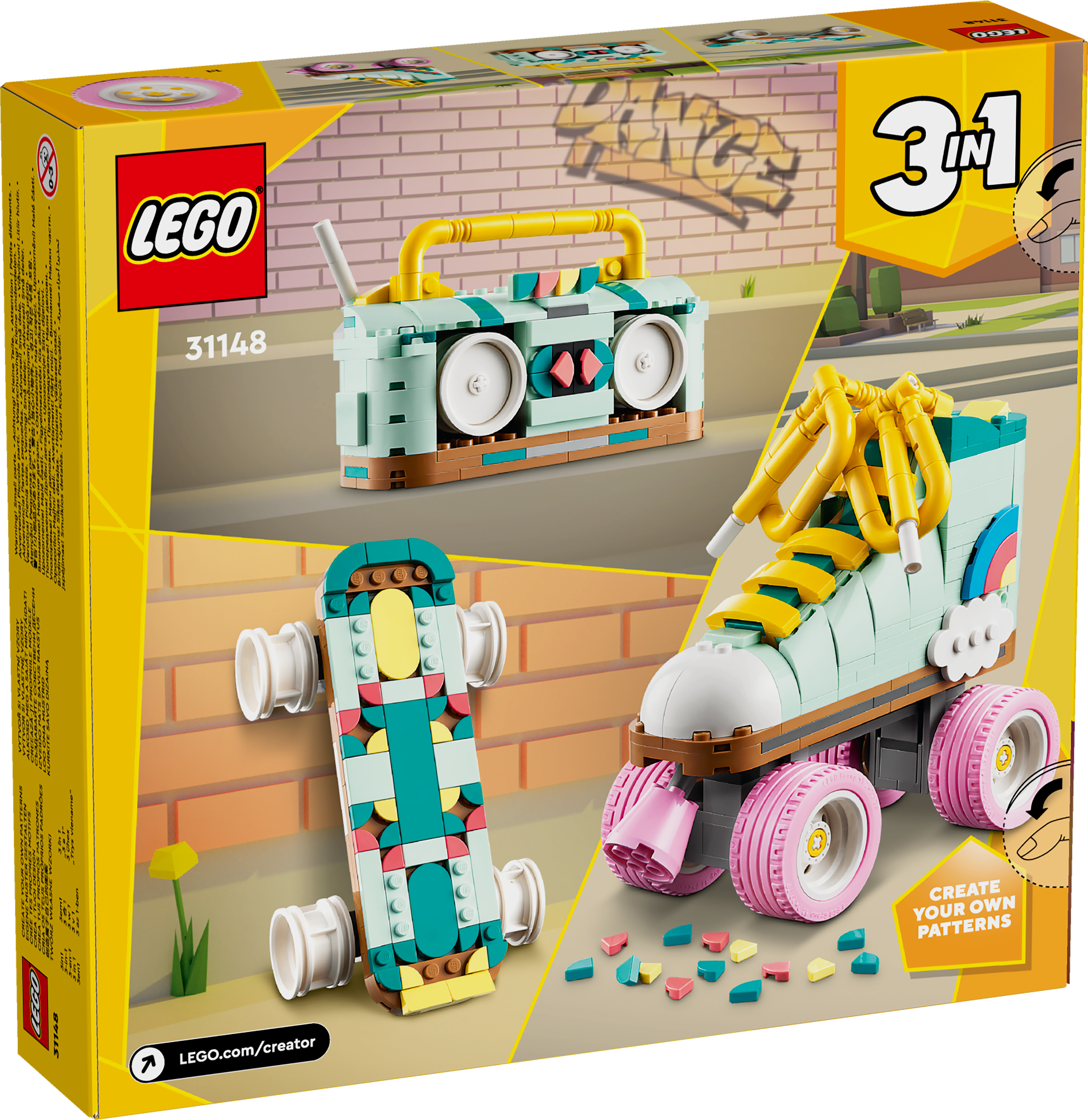 Picture of LEGO Creator 31148 Retro Roller Skate 3in1 Toy