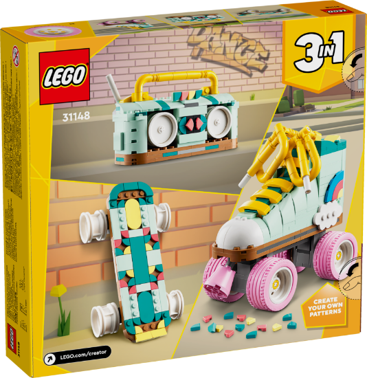 Picture of LEGO Creator 31148 Retro Roller Skate 3in1 Toy