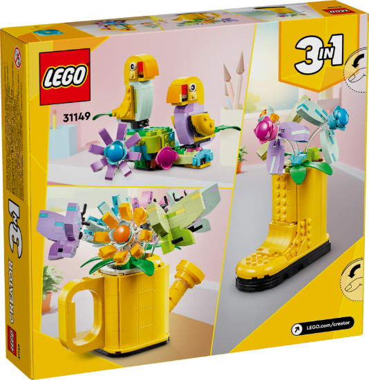 Picture of LEGO Creator 31149 Flowers in Watering Can 3in1 Toy